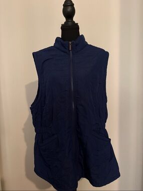 Bit & Bridle Navy Quilted Vest